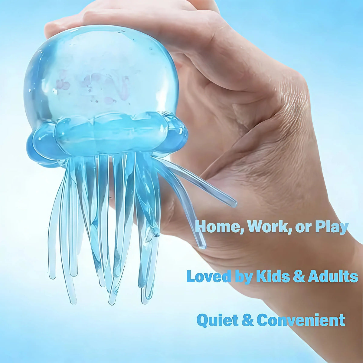 Jellyfish Squeeze Stress Ball – Soft Sensory Fidget Toy