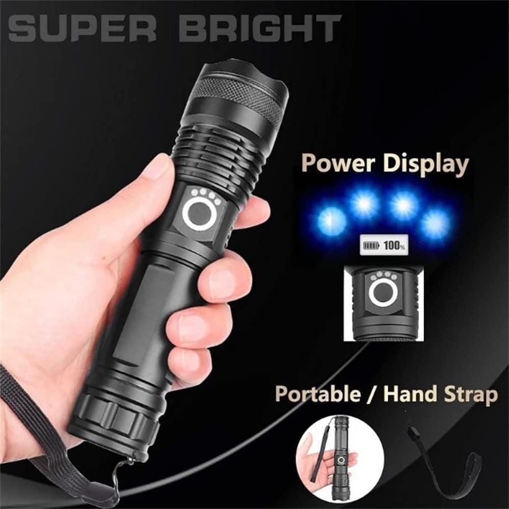✨Rechargeable LED Flashlight - High Lumen, Waterproof, Ultra Bright Flashlight for Emergencies